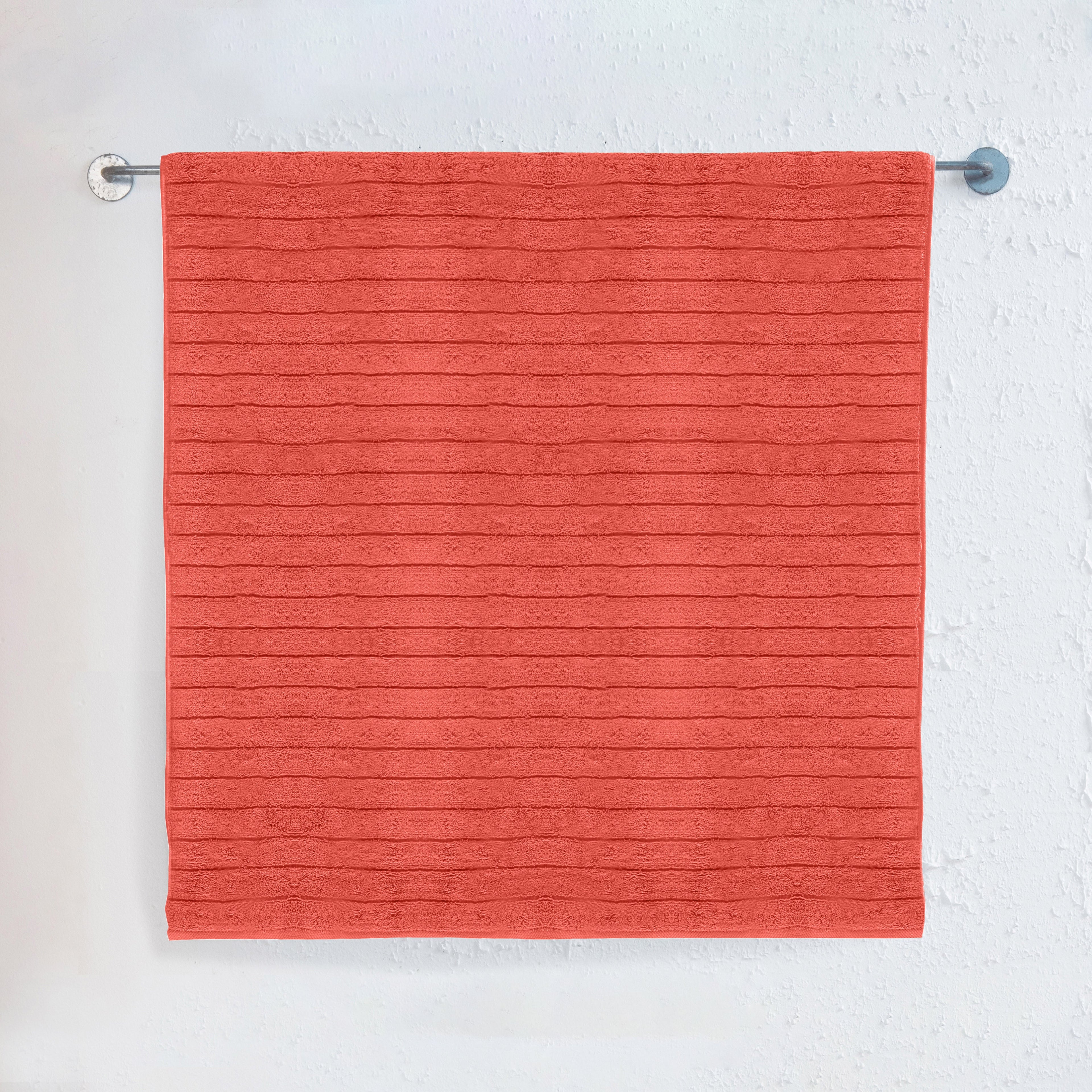 1-Piece Premium Turkish Cotton Corduroy Stripe Jumbo Towel, 35x 70 inch