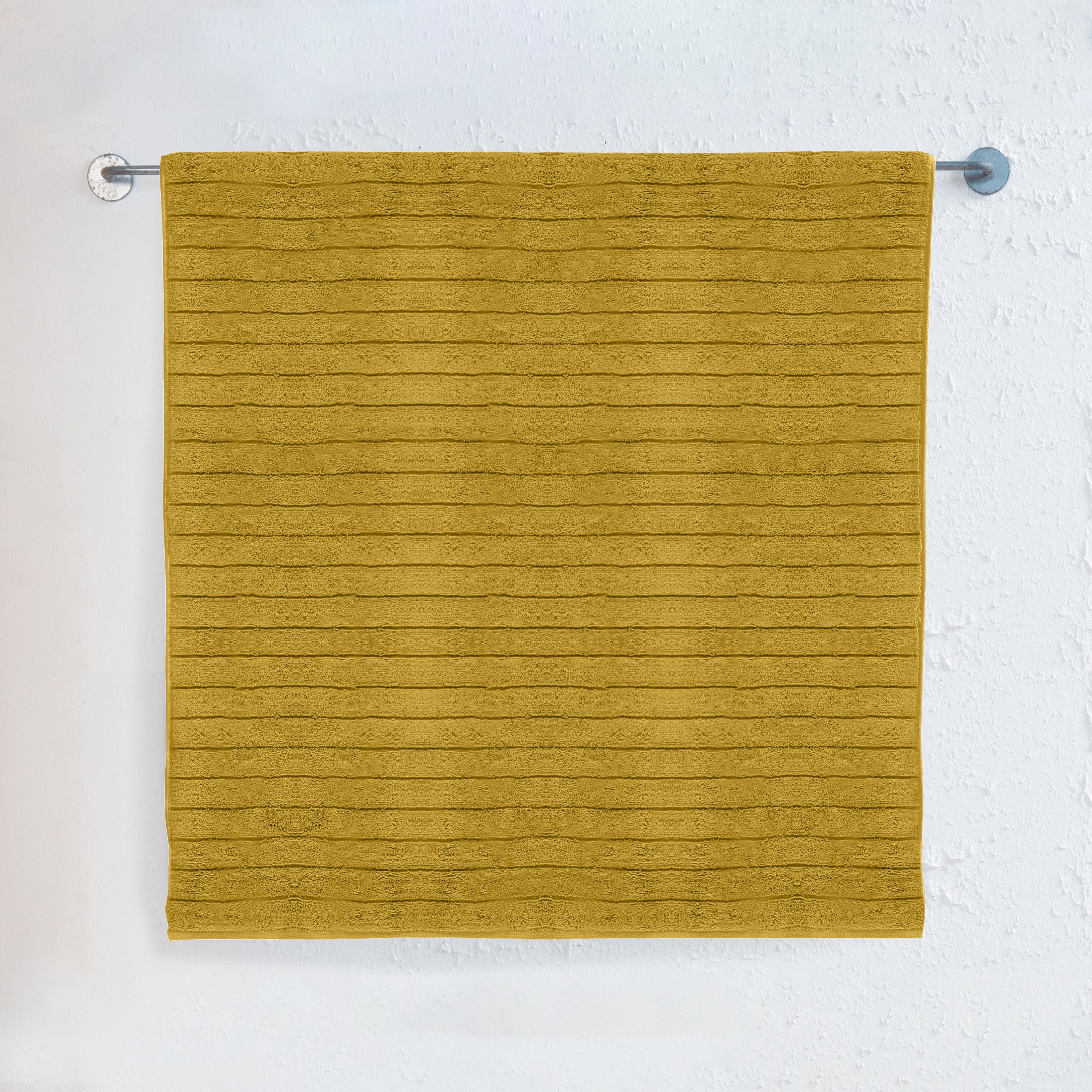 1-Piece Premium Turkish Cotton Corduroy Stripe Jumbo Towel, 35x 70 inch