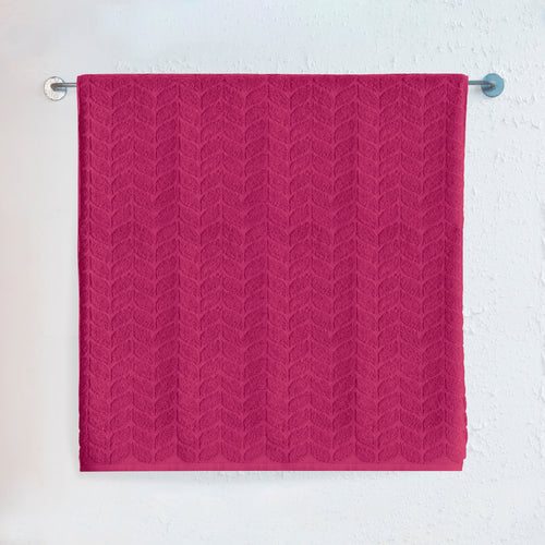 1-Piece Premium Turkish Cotton Braided Jumbo Towel, 35x 70 inch