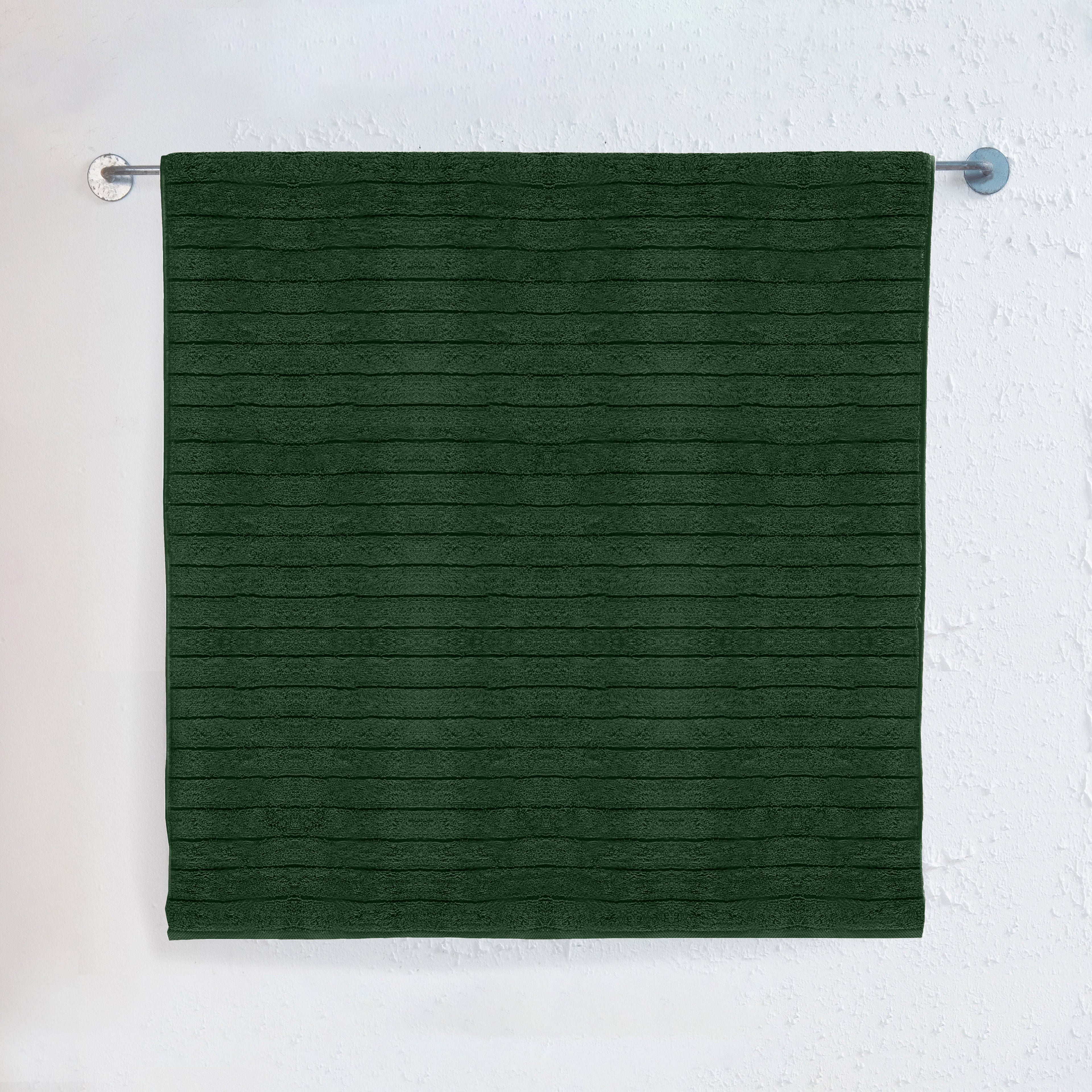 1-Piece Premium Turkish Cotton Corduroy Stripe Jumbo Towel, 35x 70 inch