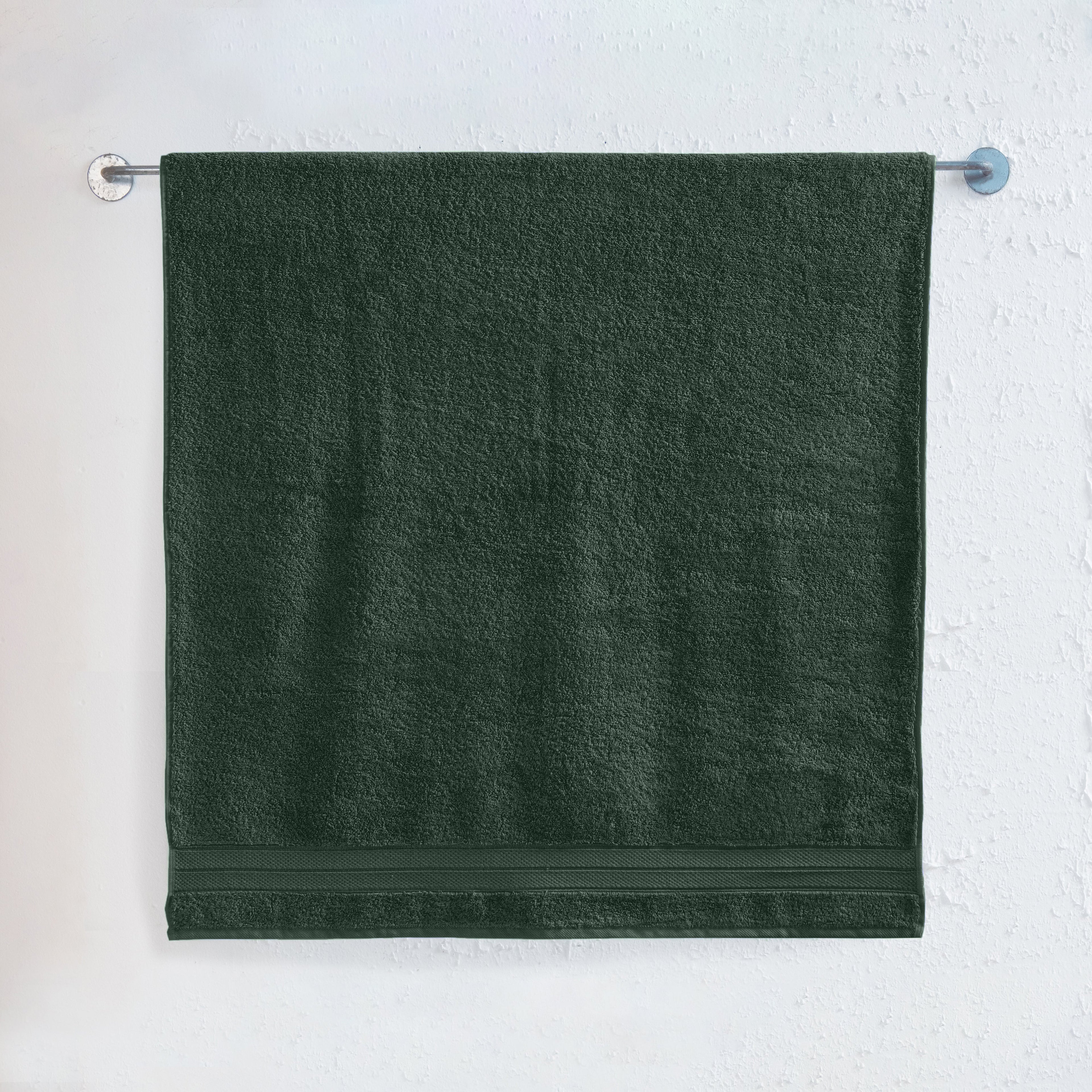 1-Piece Premium Turkish Cotton Three Line Popcorn Jumbo Towel, 35x 70 inch