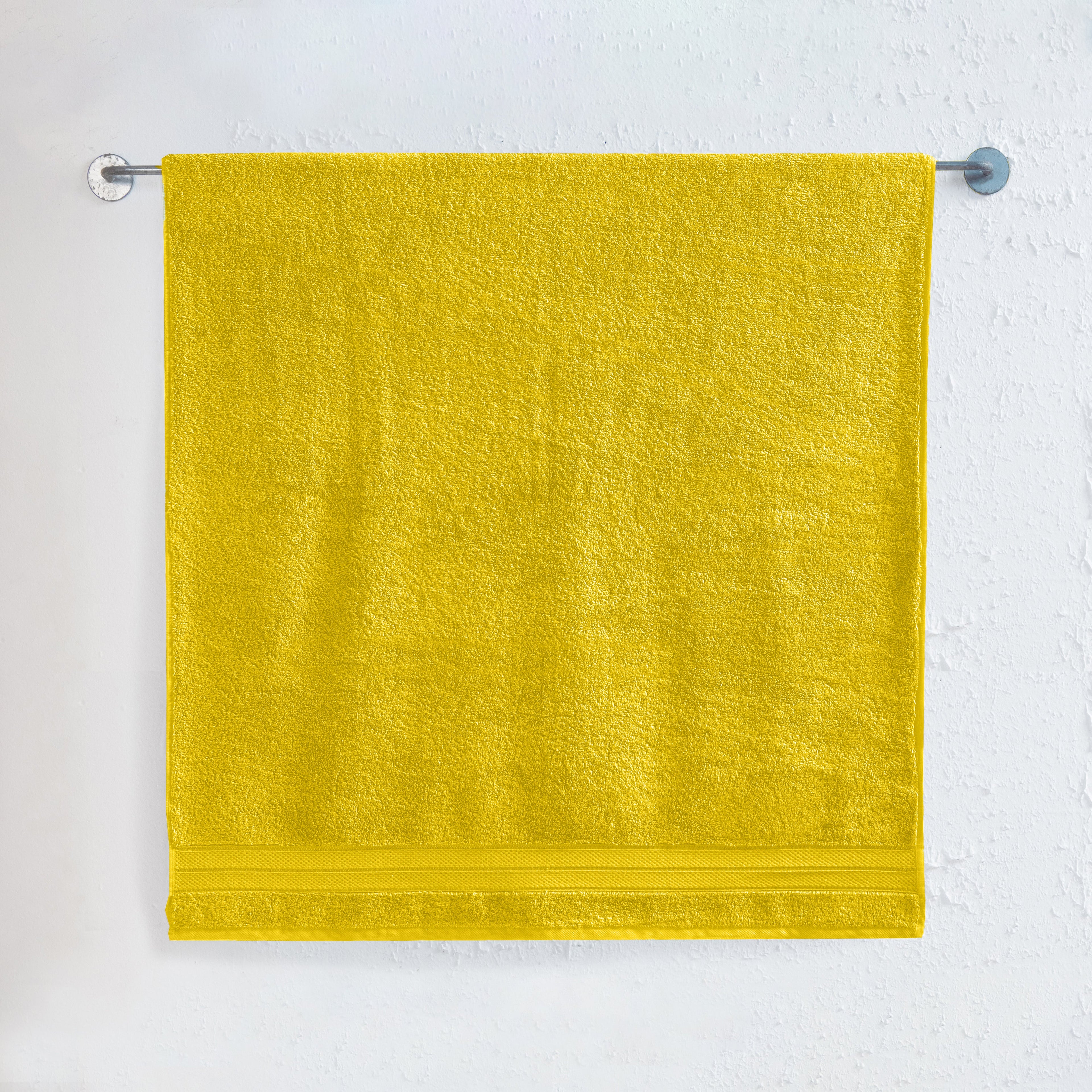 1-Piece Premium Turkish Cotton Three Line Popcorn Jumbo Towel, 35x 70 inch