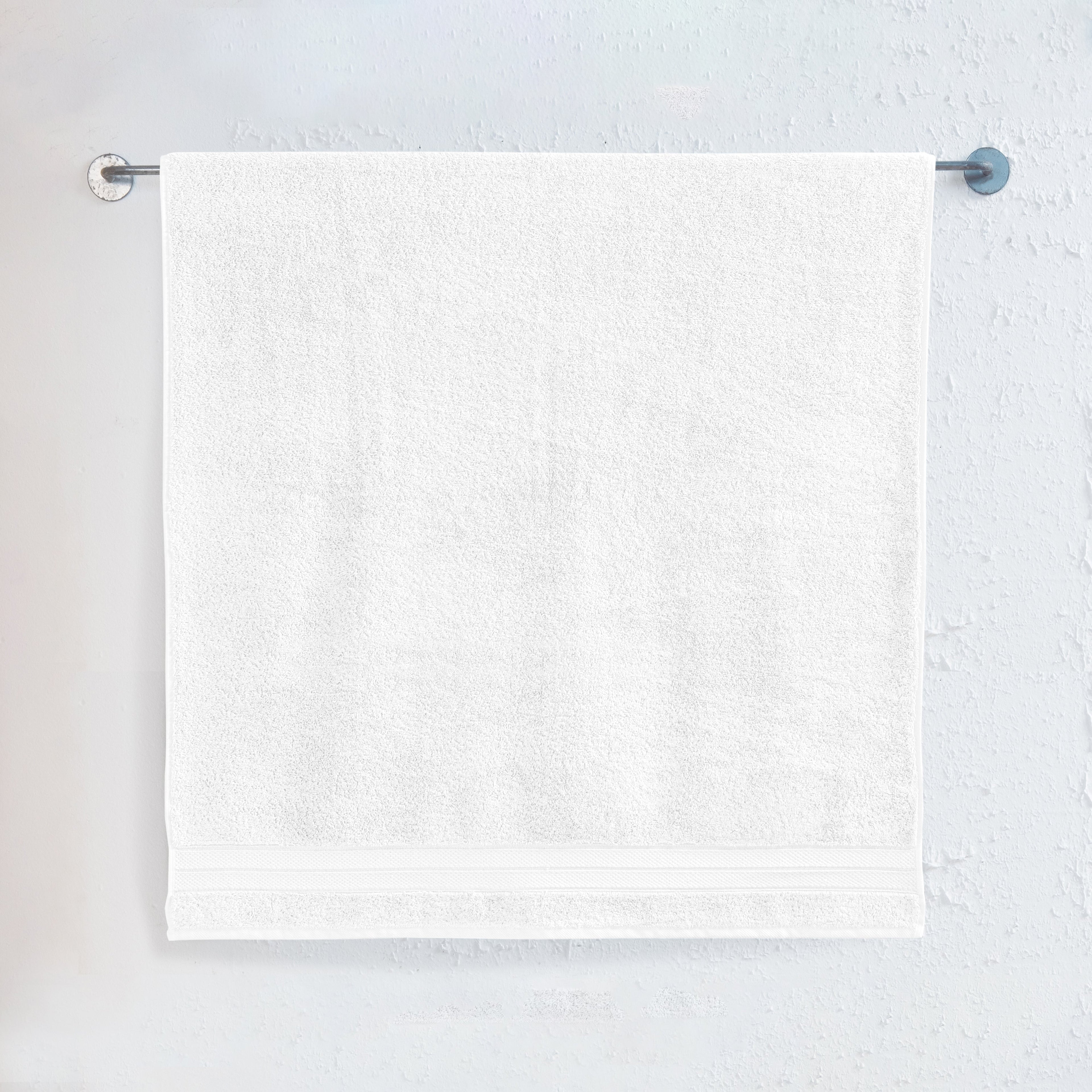 1-Piece Premium Turkish Cotton Three Line Popcorn Jumbo Towel, 35x 70 inch