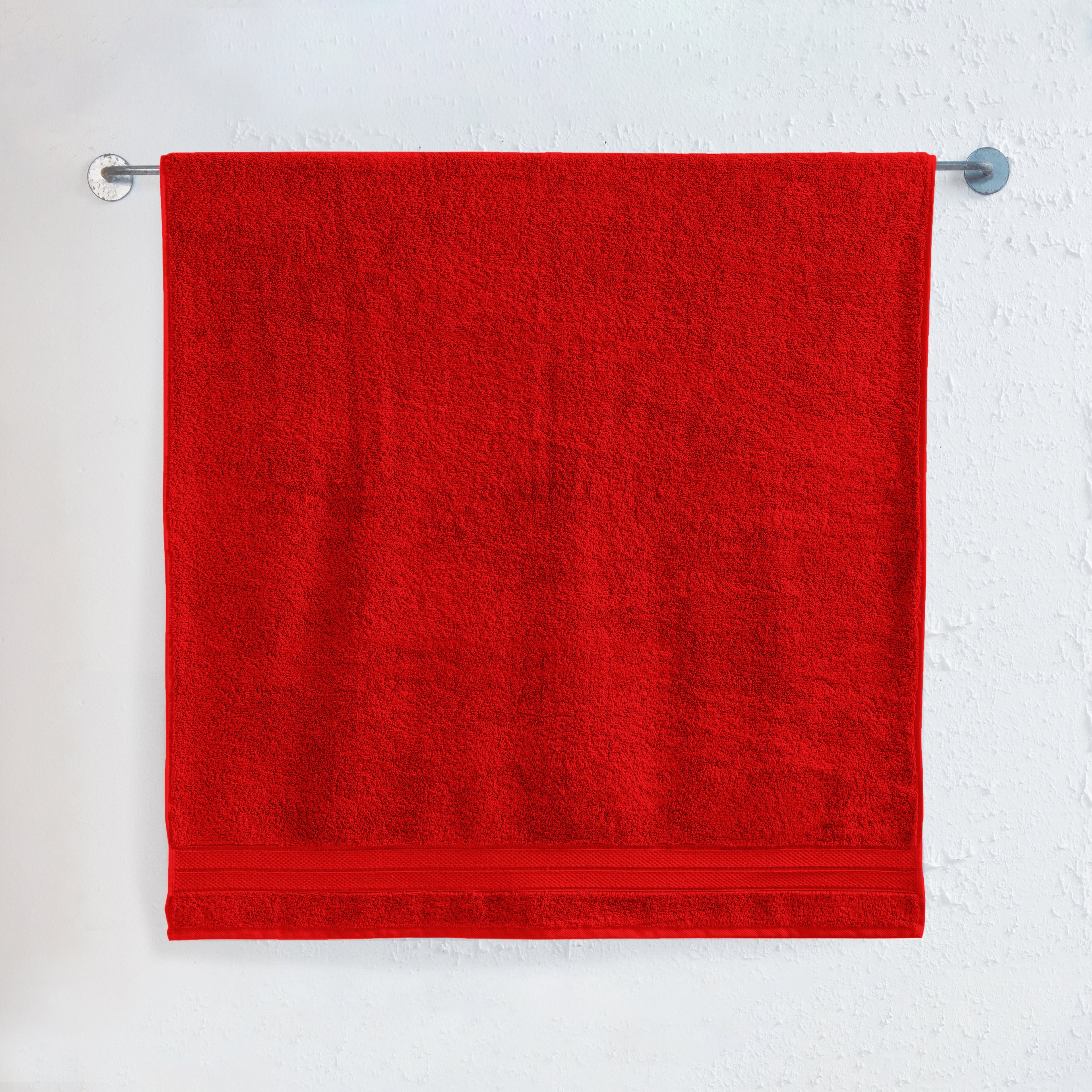 1-Piece Premium Turkish Cotton Three Line Popcorn Jumbo Towel, 35x 70 inch