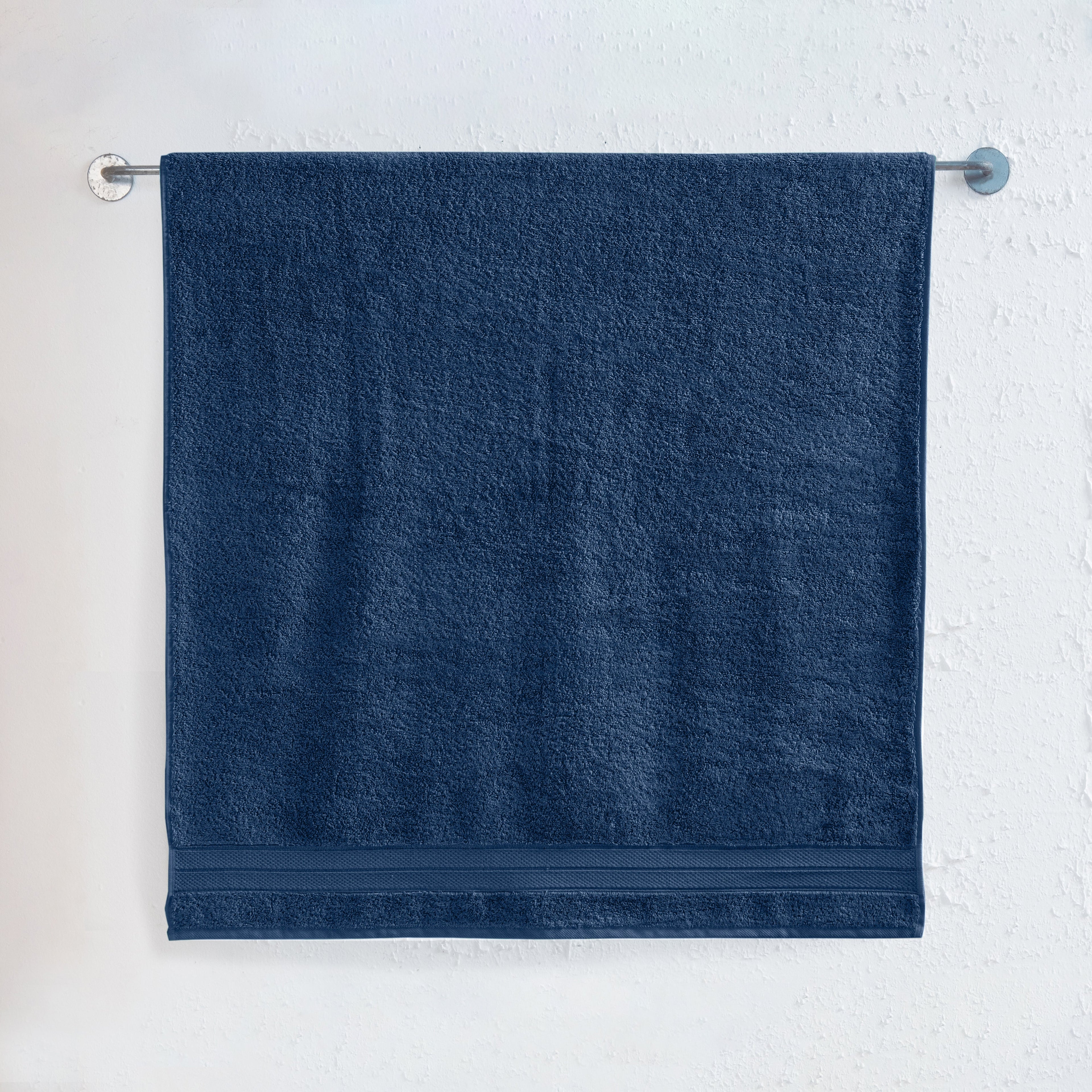 1-Piece Premium Turkish Cotton Three Line Popcorn Jumbo Towel, 35x 70 inch
