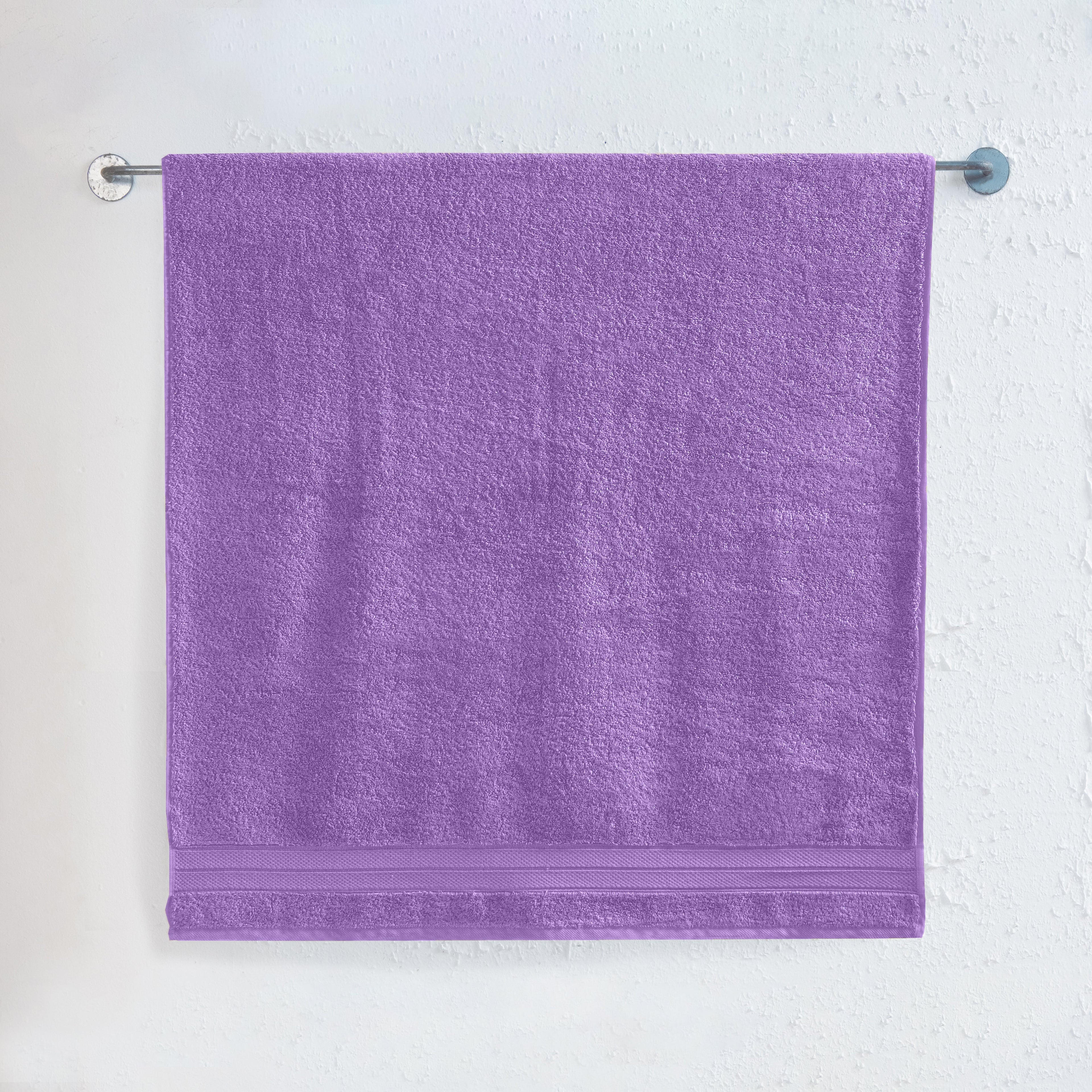 1-Piece Premium Turkish Cotton Three Line Popcorn Jumbo Towel, 35x 70 inch