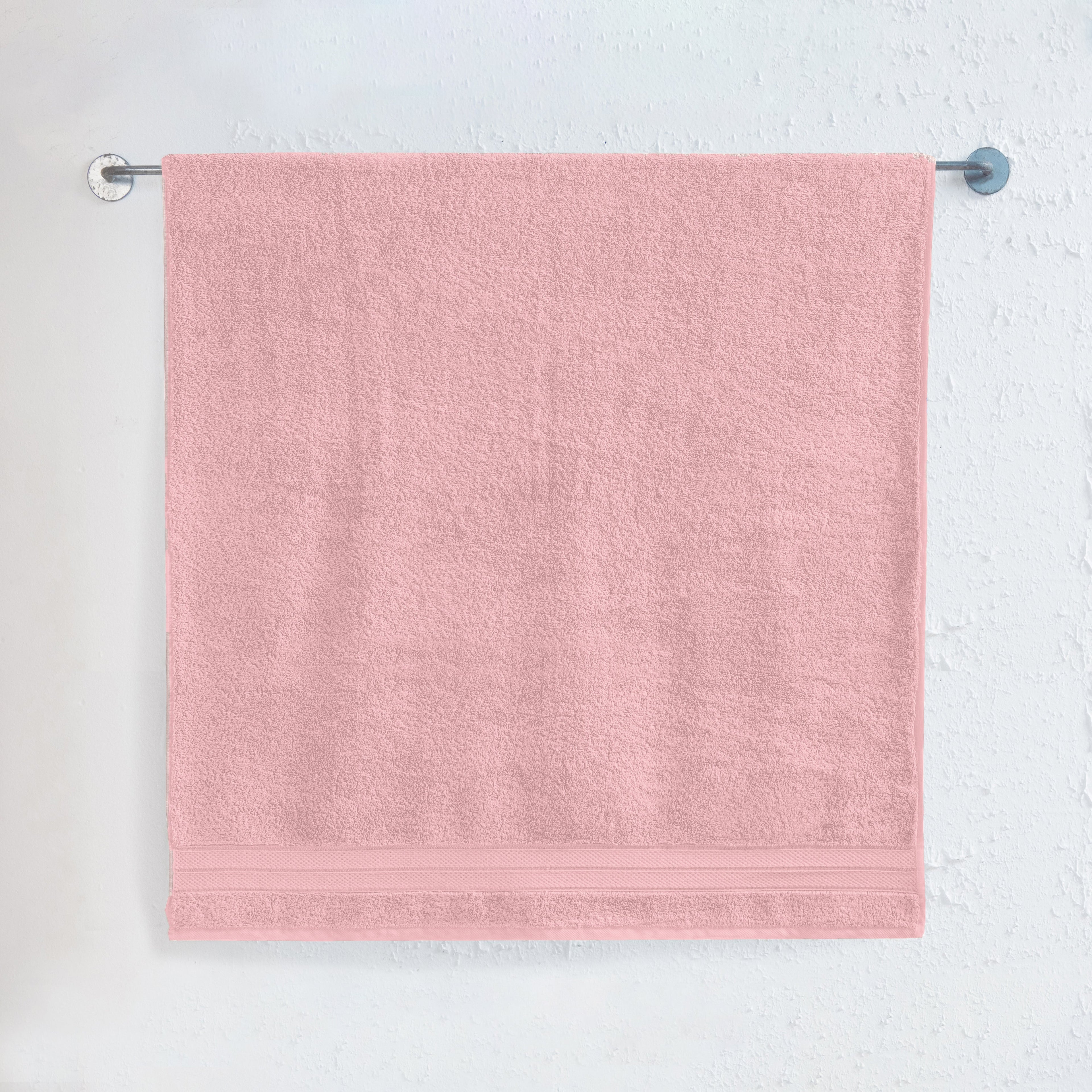 1-Piece Premium Turkish Cotton Three Line Popcorn Jumbo Towel, 35x 70 inch