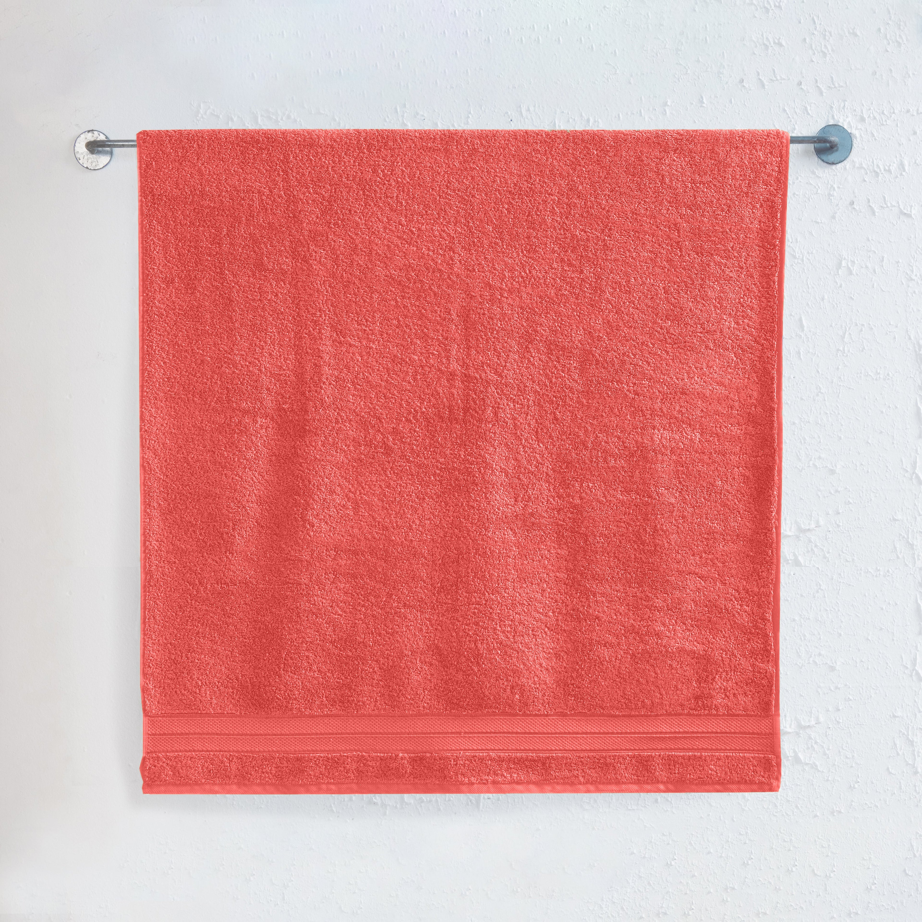 1-Piece Premium Turkish Cotton Three Line Popcorn Jumbo Towel, 35x 70 inch