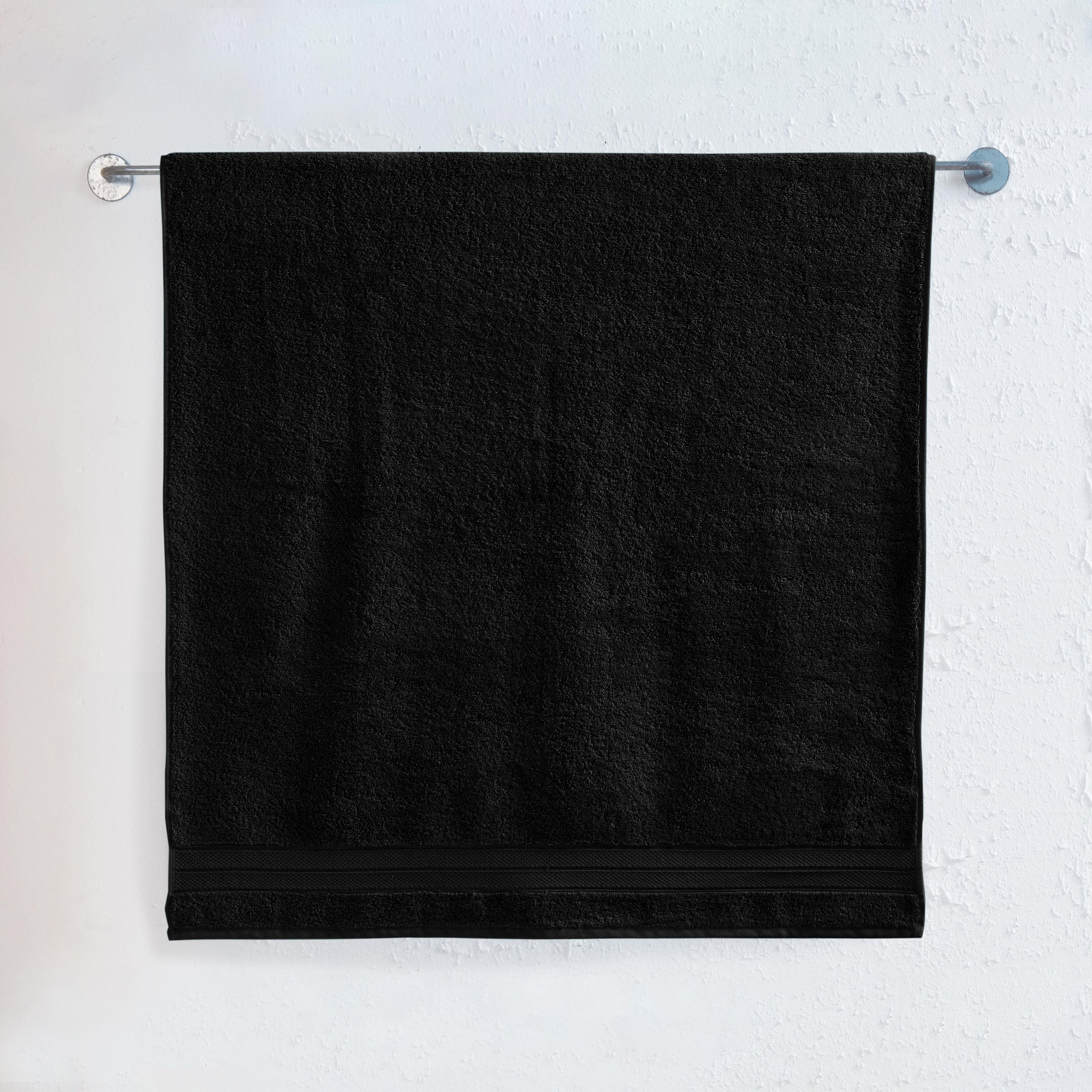 1-Piece Premium Turkish Cotton Three Line Popcorn Jumbo Towel, 35x 70 inch