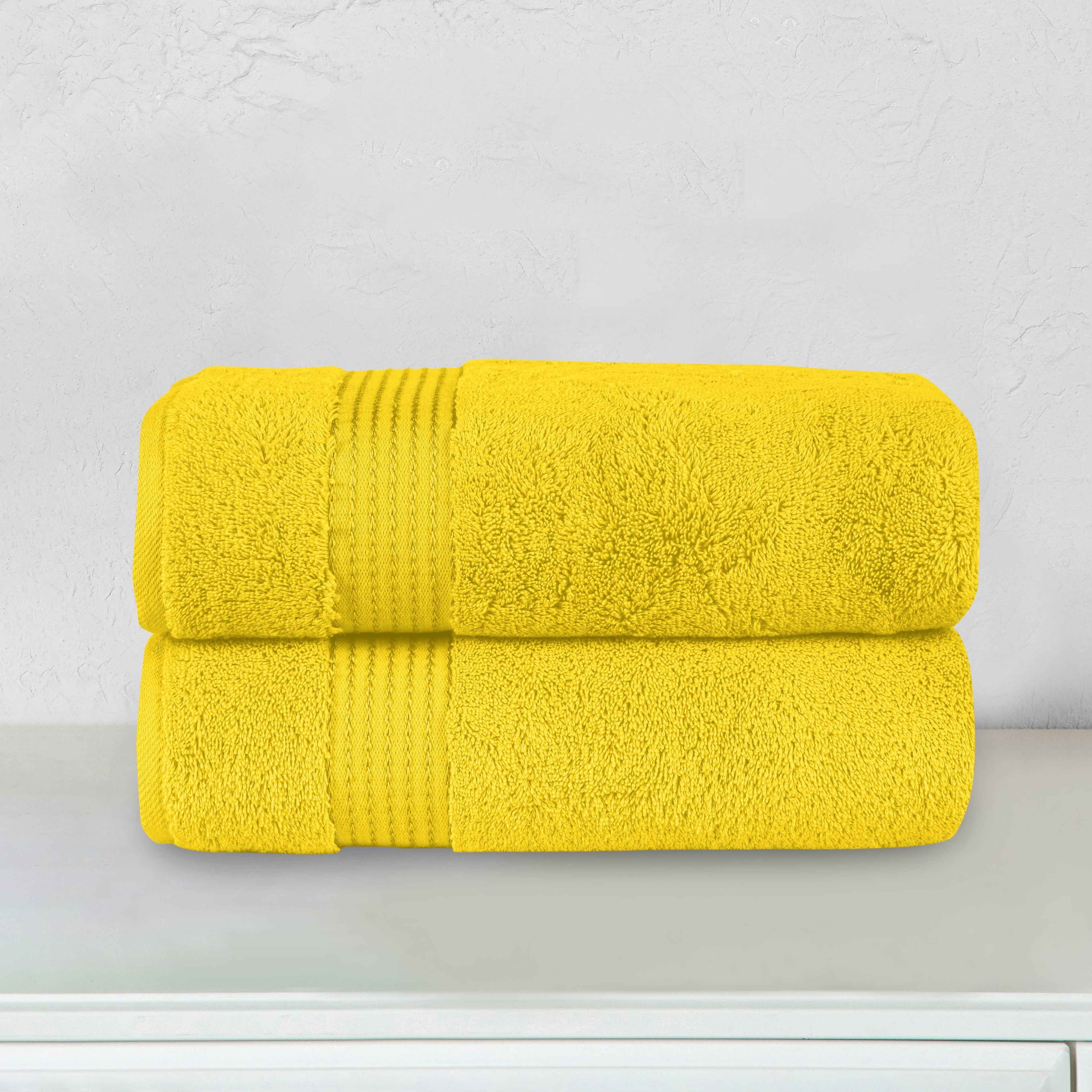 2-Pack Premium Turkish Cotton Bath Towel Set, 27 x 54 inch
