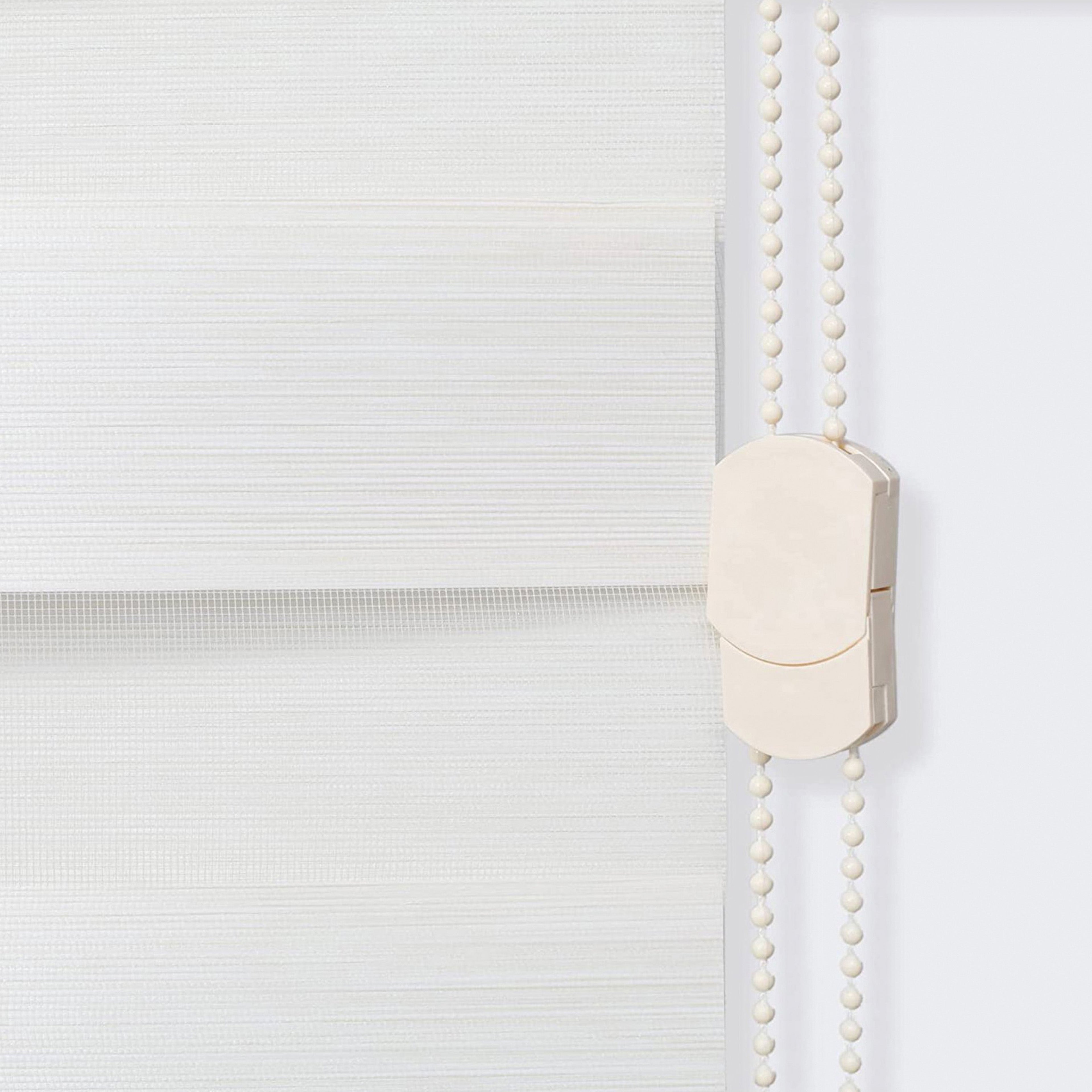 Corded Zebra Blinds, Dual Layer Window Treatments Sheer Light Control