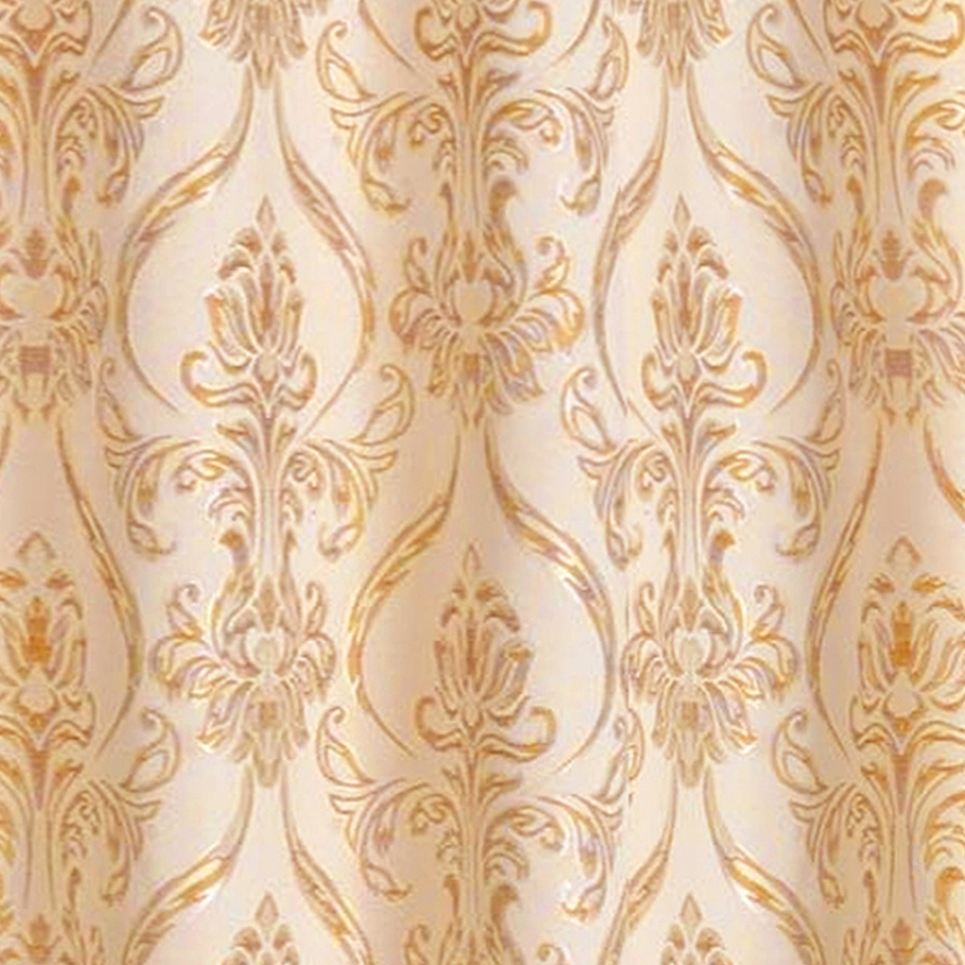 Set of 2 Penelope Jacquard Look Curtain Panels - 54" W x 84" L