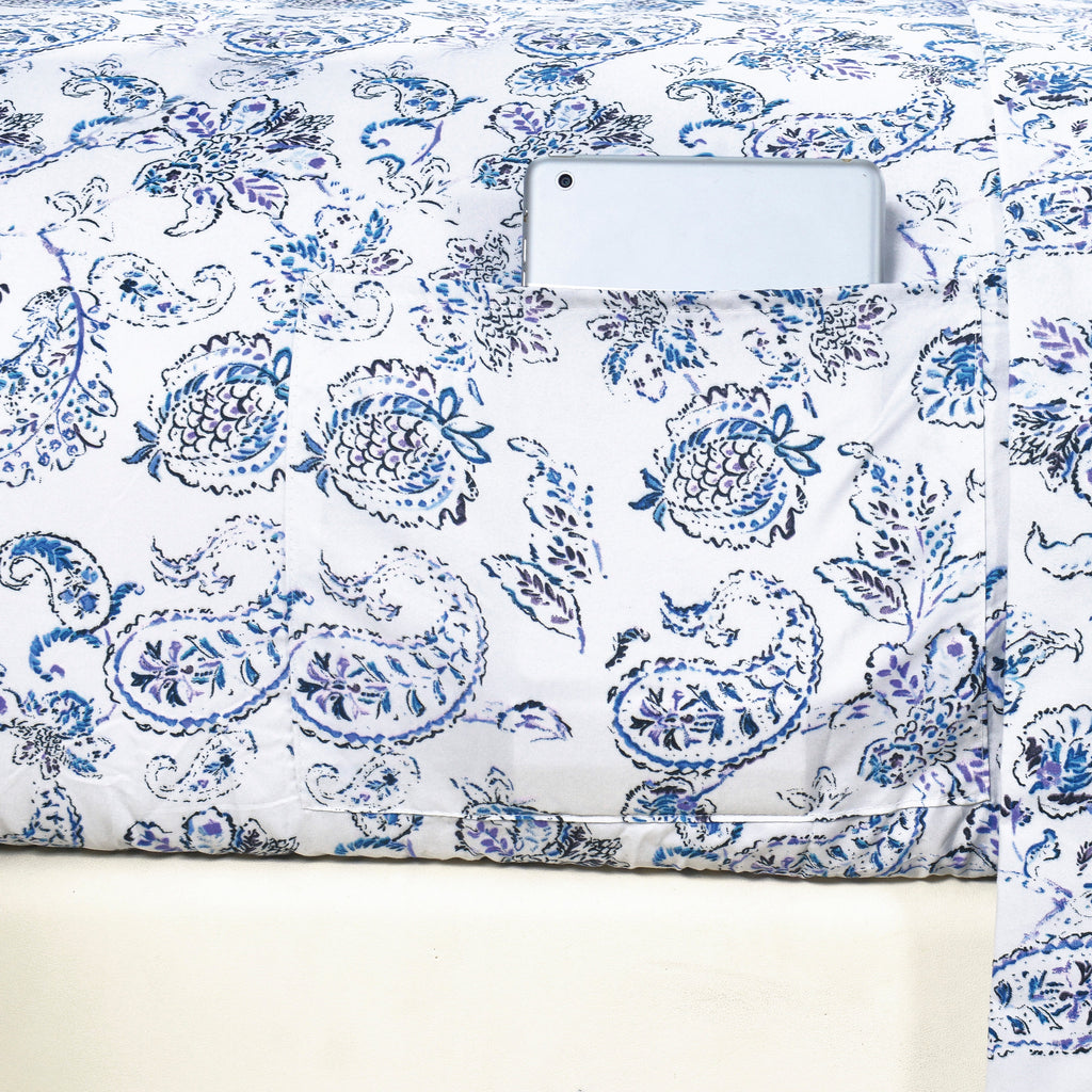 6-Piece Paisley Printed Pattern - Soft as a Hotel Premium Quality Sheet Set