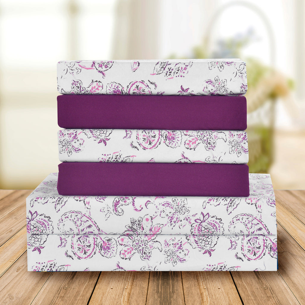 6-Piece Paisley Printed Pattern - Soft as a Hotel Premium Quality Sheet Set