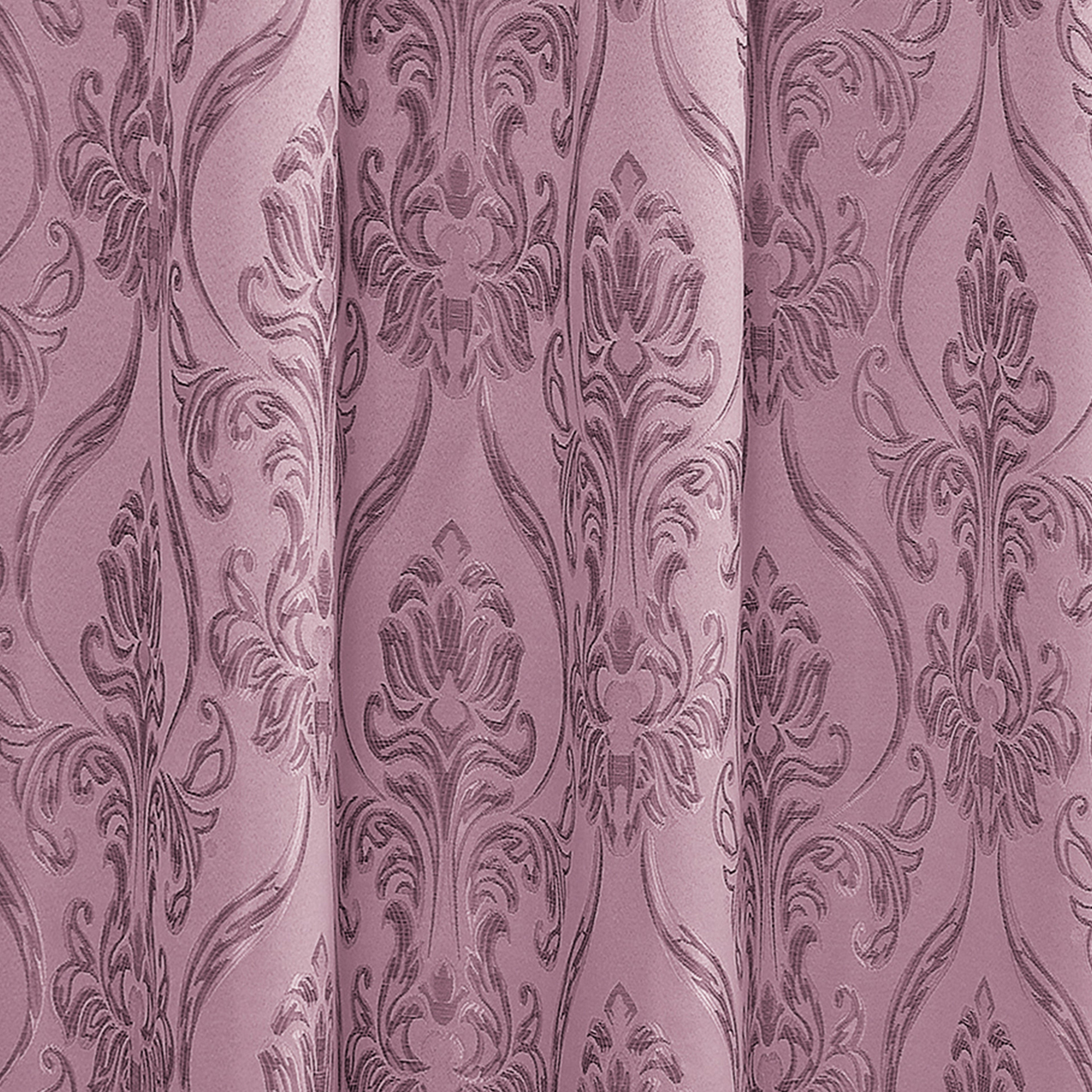 Set of 2 Penelope Jacquard Look Curtain Panels - 54" W x 84" L