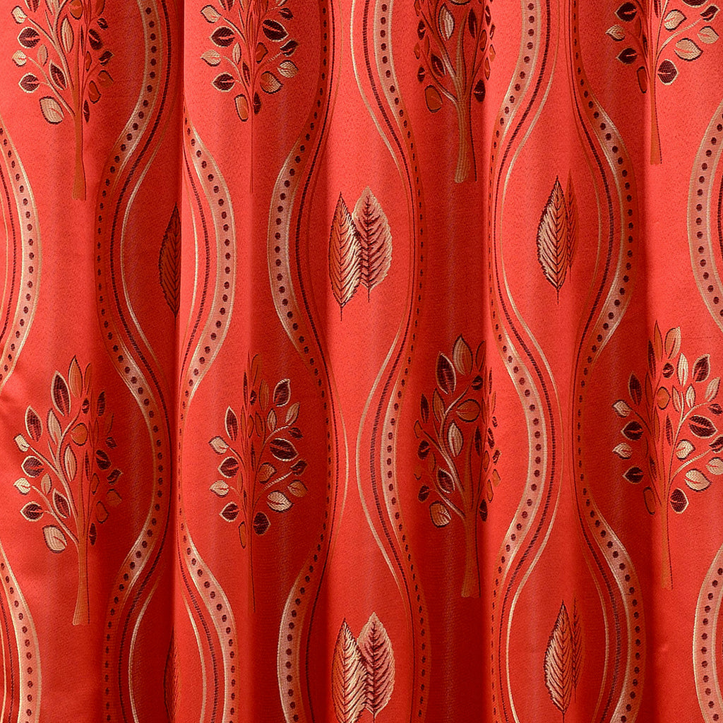 Set of 2 Aurora Curtain Panels- Attached Valance - Rod Pocket- 54" W x 84" L
