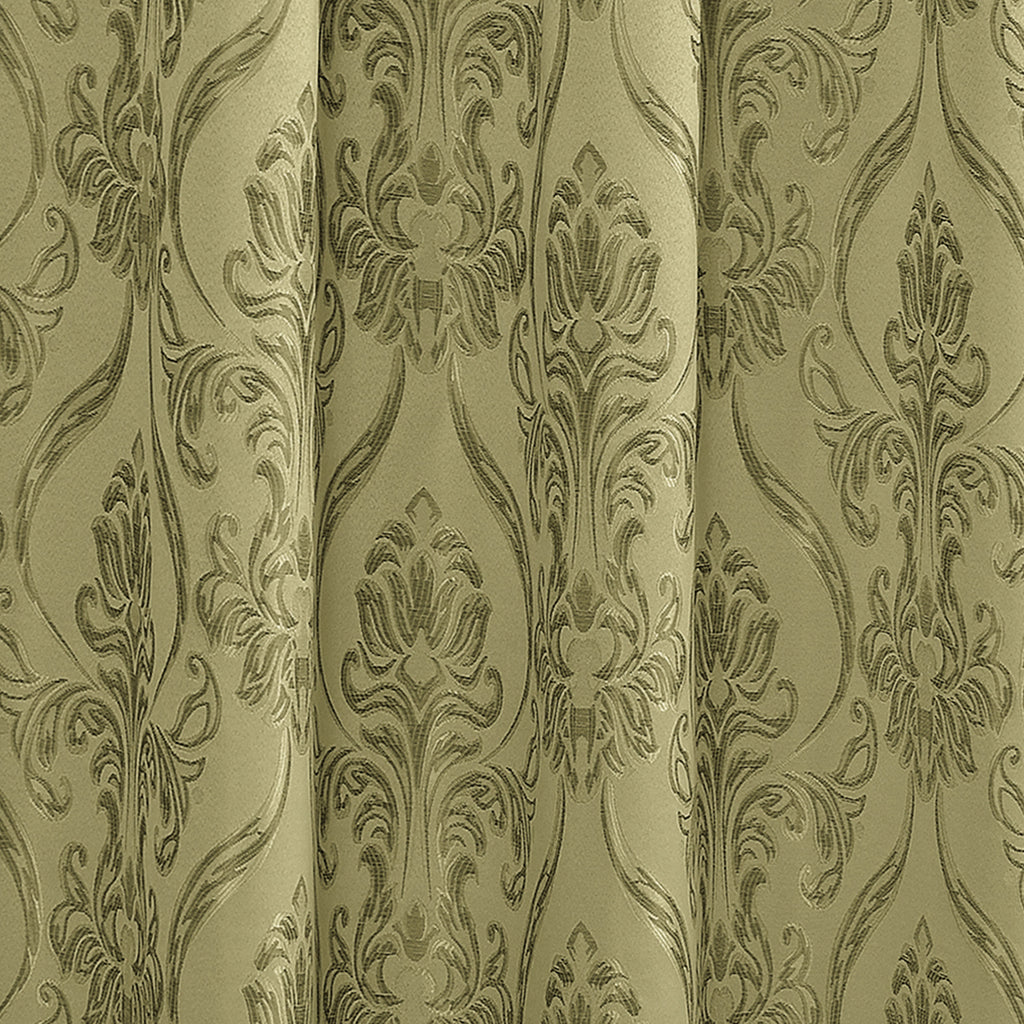 Set of 2 Penelope Jacquard Look Curtain Panels - 54" W x 84" L