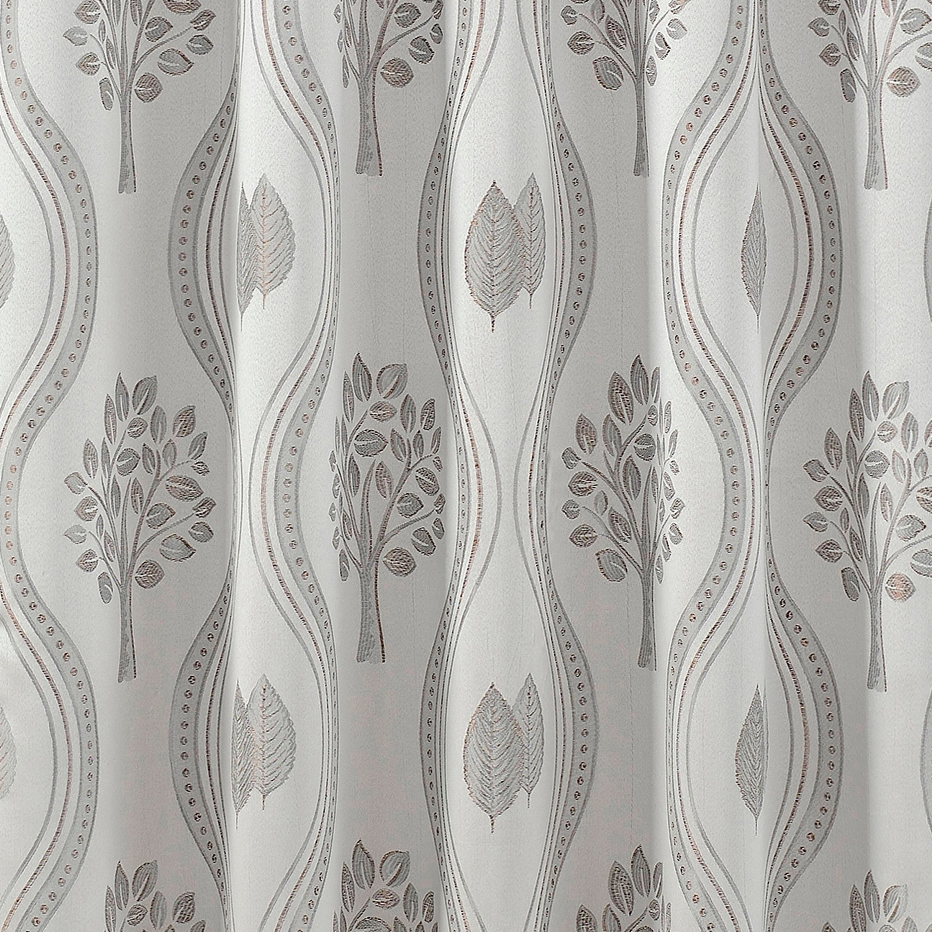 Set of 2 Aurora Curtain Panels- Attached Valance - Rod Pocket- 54" W x 84" L