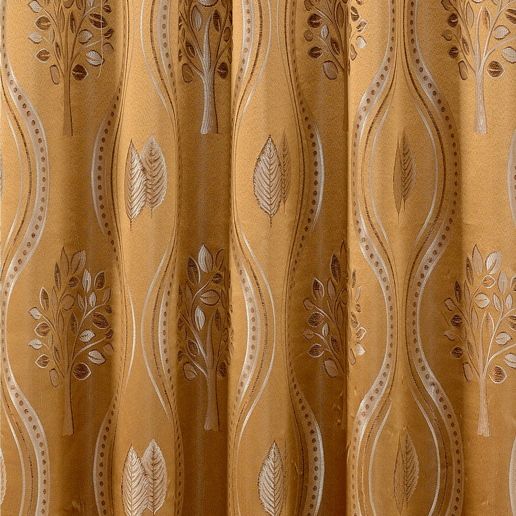 Set of 2 Aurora Curtain Panels- Attached Valance - Rod Pocket- 54" W x 84" L